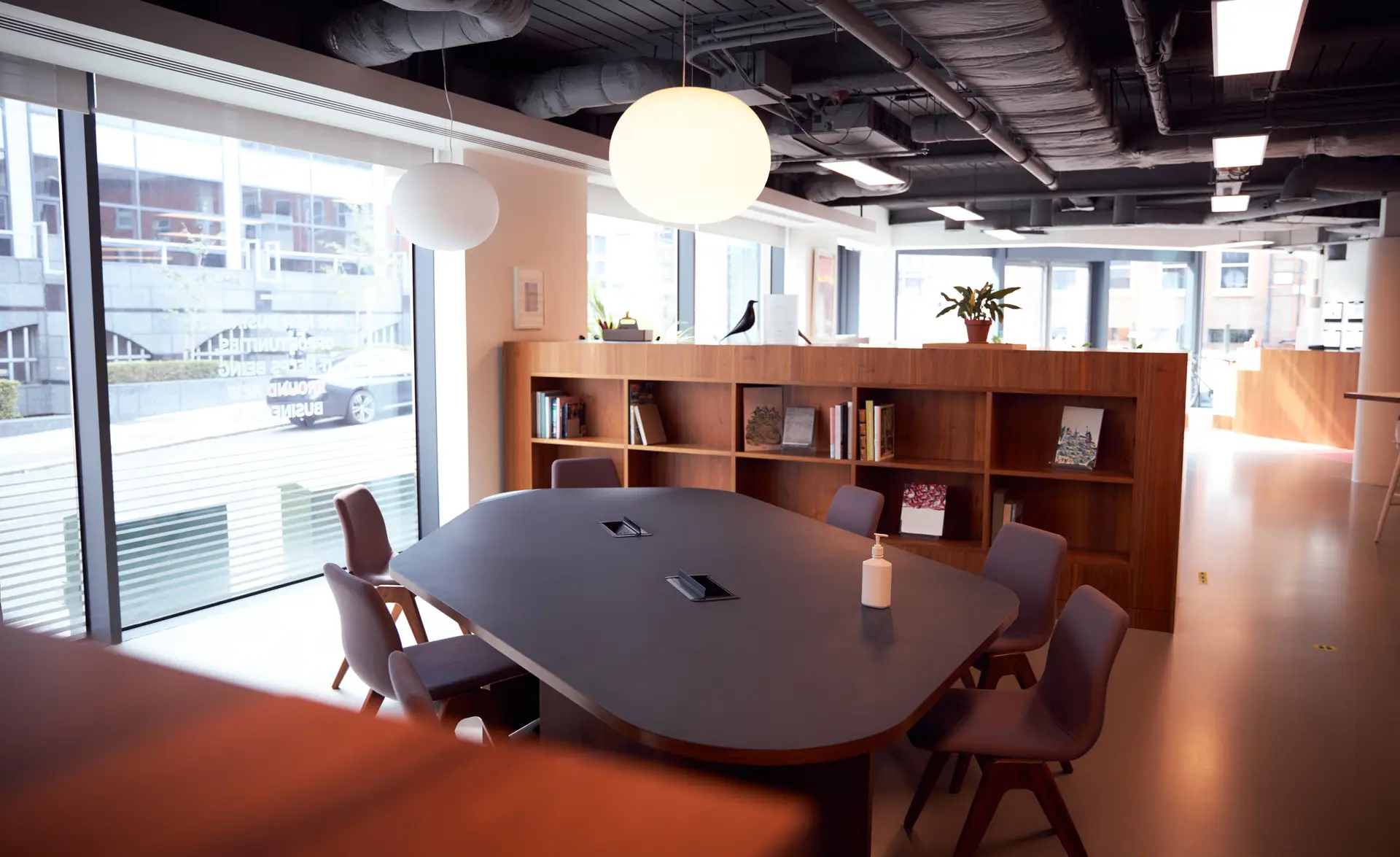 A modern, empty co-sharing office ready for the next business day